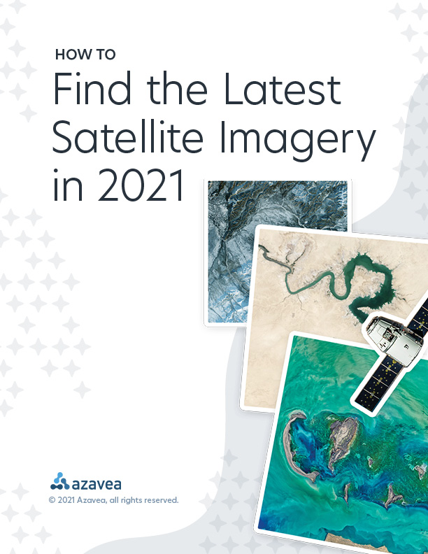 How to Find the Latest Satellite Imagery in 2021, Whitepaper Cover.
